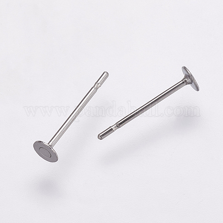 Accessoires des clous d'oreilles en 304 acier inoxydable X-STAS-K146-009-3mm-1