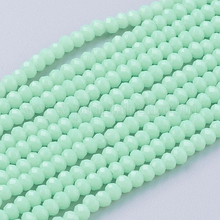 Chapelets de perles en verre imitation jade GLAA-G045-A08-1