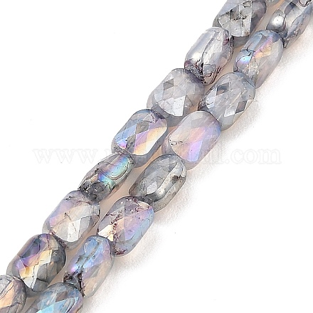 Imitation Jade Glass Beads Strands GLAA-P058-04A-02-1