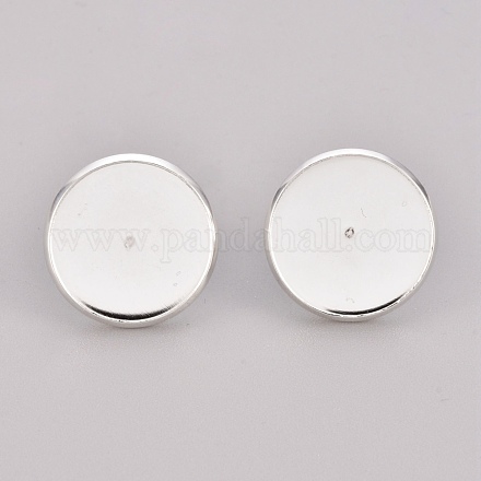 304 impostazioni per orecchini a bottone in acciaio inossidabile STAS-H436-20F-S-1
