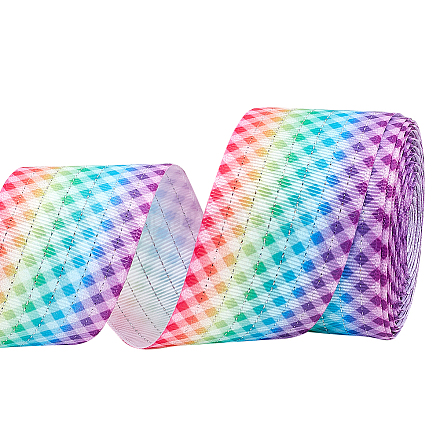 Polyester-Ripsbänder in Regenbogenfarben OCOR-WH0047-21-1