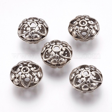 Filigrane Perlen im tibetanischen Stil PALLOY-E450-57AS-1