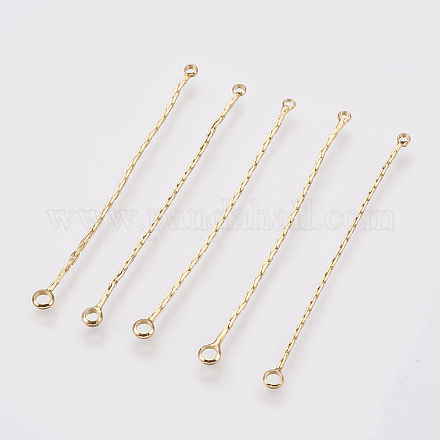 Brass Chain Links connectors X-KK-R058-151G-1