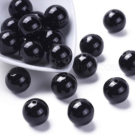 Imitated Pearl Acrylic Beads PACR-20D-5-1-1