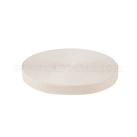 綿ツイルテープリボン  ヘリンボーンリボン  裁縫用  リネン  3/4インチ（20mm） OCOR-TAC0001-04B-1