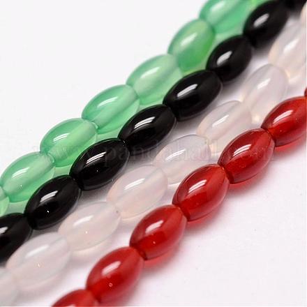 Natural Agate Bead Strands G-G877C-A-1