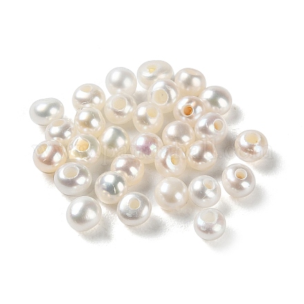 Perlas naturales abalorios de agua dulce cultivadas PEAR-E020-31-1