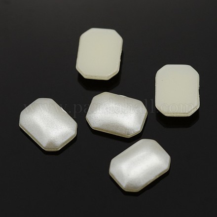 Faceted Rectangle Taiwan Acrylic Cabochons K62-13x18-J2-1