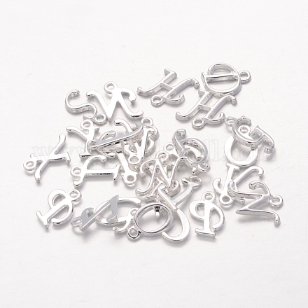 Pendenti in lega placcata color argento PALLOY-J718-01S-1