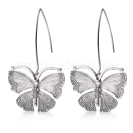 Ohrhänger aus Schmetterlingslegierung für Damen JE1085A-1