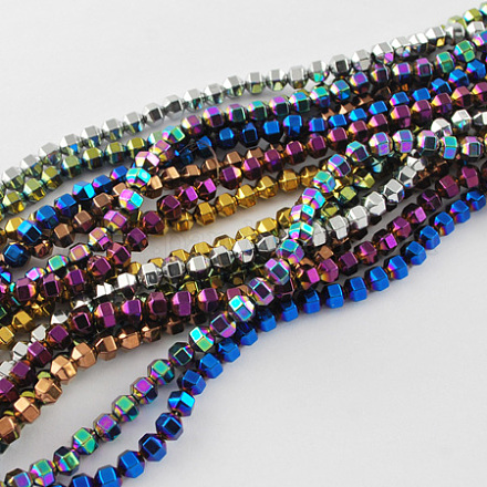Non-magnetic Synthetic Hematite Beads Strands G-Q889-10mm-M-1