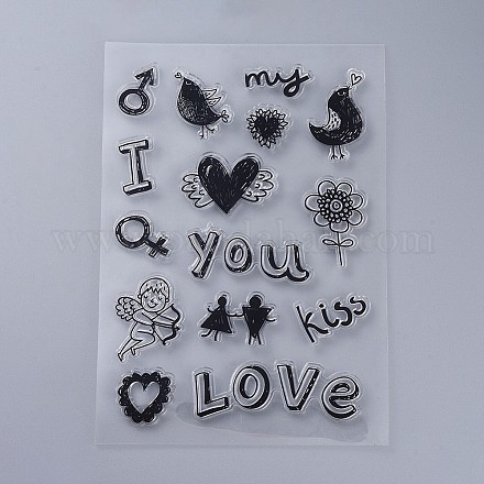 Silicone Stamps DIY-L036-C01-1