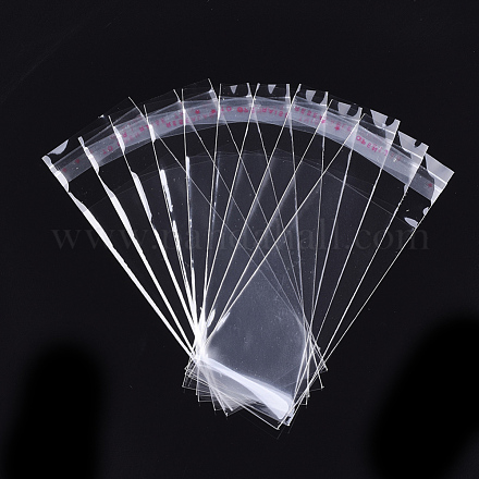 セロハンのOPP袋  長方形  透明  11.8x4cm  一方的な厚さ：0.035mm  インナー対策：9.1x4のCM OPC-S004-01-1