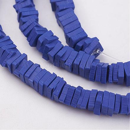 Polymer Clay Bead Strands CLAY-P015-4mm-03-1
