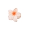 Plastic Claw Hair Clips, Hair Accessories for Women & Girls, Flower, Light Salmon, 40mm