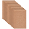 20Pcs Cork Insulation Sheets, Rectangle, BurlyWood, 297x210x2mm