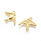 Alloy Pendants, Bird, Lead Free and Cadmium Free, Golden, 17.5x22.5x1.5mm, Hole: 2mm