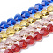Transparent Glass Beads, Faceted, Heart, Mixed Color, 10x10x6.5mm, Hole: 1mm