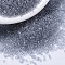 MIYUKI Delica Beads, Cylinder, Japanese Seed Beads, 11/0, (DB1406) Transparent Pale Gray, 1.3x1.6mm, Hole: 0.8mm, about 20000pcs/bag, 100g/bag