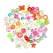 Plastic Beads, Mixed Shapes, Mixed Color, 7~23x5~23x2~10mm, Hole: 1~3.5mm, about 1724pcs/500g