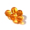 K9 Glass, Imitation Austrian Crystal Beads, Round, Dark Orange, 7.5x8mm, Hole: 1.4mm