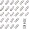 NBEADS 100 Sets Screw Twist Clasps, Brass Screw Clasps Column Barrel Screw Clasps Jewelry End Tip Caps for Bracelet Necklace Jewelry Making Findings, Golden