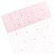 Polyester Mesh Tulle Fabric, with Rhinestone, Pink, 240~250x0.3~1.7mm, 2m/pc