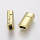 Rectangle Tibetan Style Alloy Magnetic Clasps for Jewelry Making PALLOY-S023-AB-3