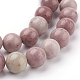 Chapelets de perles en rhodonite naturelle X-G-G099-10mm-33-3