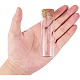Benecreat 10 упаковка 55 мл стеклянные тубы бутылки прозрачные украшения бутылки с пробками для искусства AJEW-BC0003-05-4