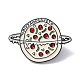 Эмалированная булавка со словом «пицца и планета» FIND-K005-38EB-1