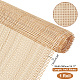 籐ネット  籐ウェビングロール  織り材料  DIY家具編み物用  修理  正方形の模様  36x0.15cm  1 m /ロール DIY-WH0304-630A-2