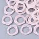 透明樹脂指輪  艶消し  ピンク  usサイズ6 3/4(17.1mm) X-RJEW-T013-001-B03-2