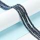 Chapelets de perles en pierre d'or bleue synthétique G-F748-O02-01-2