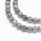 Chapelets de perles d'agate naturelle G-R344-3mm-18-1
