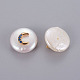 Perlas naturales abalorios de agua dulce cultivadas PEAR-E012-B03-1