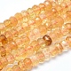 Chapelets de perles de citrine naturelle G-K223-29-6x9mm-1