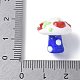 Perline irregolari fatte a mano in lampwork&nbsp;LAMP-Q007-01E-3