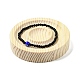 Plateau de support d'affichage de bague de doigt de bracelet de bracelet de bois de pin BDIS-D002-01A-5