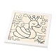 Наборы для рисования из целлюлозы с рисунком лебедя своими руками DIY-G033-04B-5