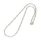 Surface lisse 304 chaine figaro inox confection collier STAS-A028-N022P-1