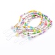 Sangles mobiles perlées acryliques colorées HJEW-JM00459-1