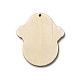 Pendentifs en bois imprimé simple face WOOD-H102-02G-3