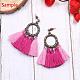 Polycotton(Polyester Cotton) Tassel Pendants for Jewelry Making FIND-X0010-07A-4