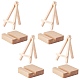 Cavalletti in legno e portacellulare in legno di faggio DIY-OC0003-57-1