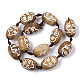 Tibetan Style dZi Beads Strands TDZI-R001-03B-2