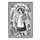 塩ビプラスチックスタンプ  DIYスクラップブッキング用  装飾的なフォトアルバム  カード作り  スタンプシート  女性の模様  160x110x3mm DIY-WH0167-57-0541-8