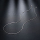 925 Sterling Silver Chain Necklaces NJEW-BB19826-2-6
