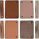 GORGECRAFT 4 Colors Purse Handle Cover Wraps Brown Pink Wallet Leather Handle Protector Strap Covers for Handbags Craft Strap Making Supplies FIND-GF0001-64A-1