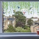 静電PVCウィンドウステッカー  窓の家の装飾のため  葉  390x1180mm DIY-WH0457-004-6